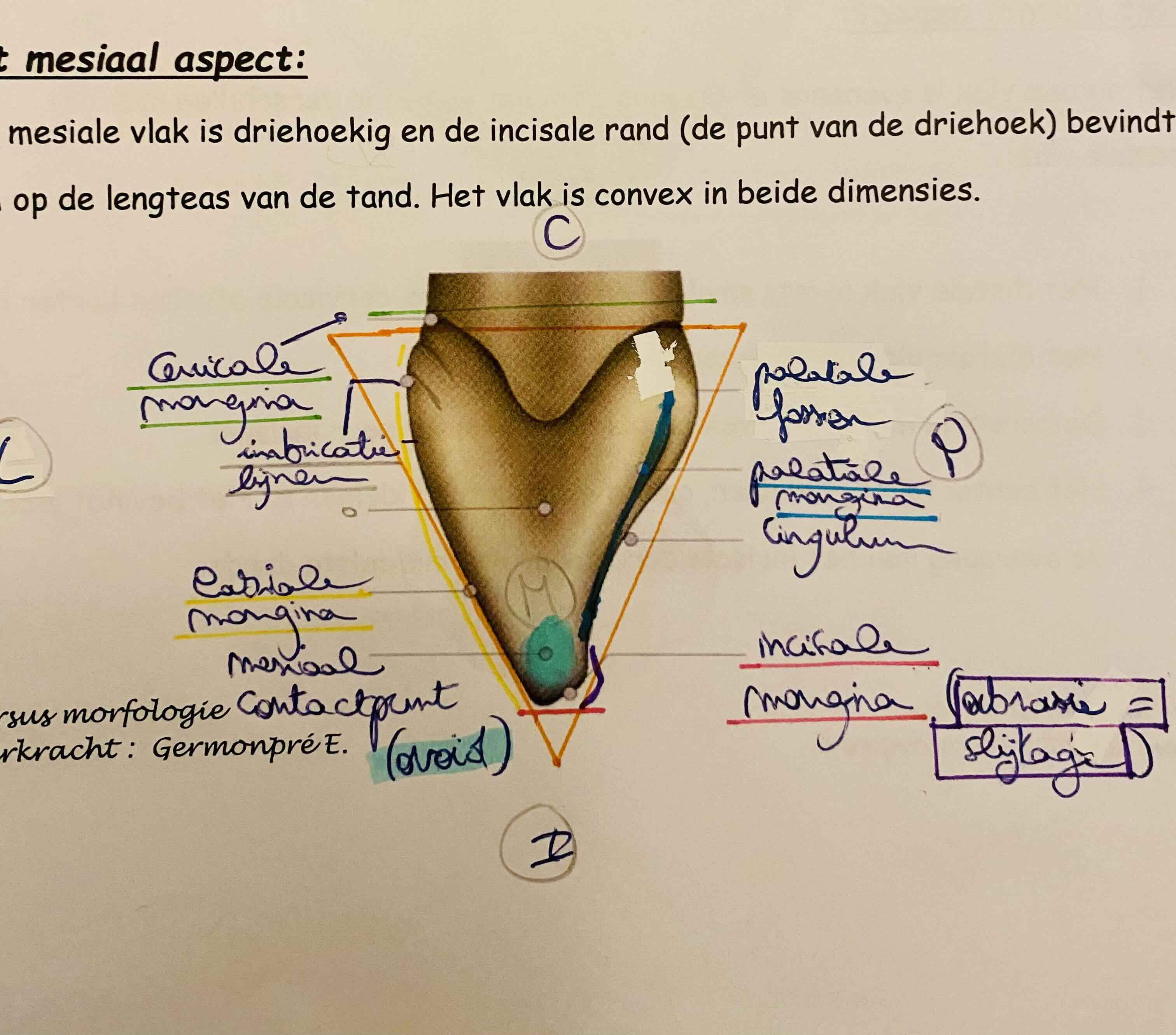 <p>Zie tekening.</p>