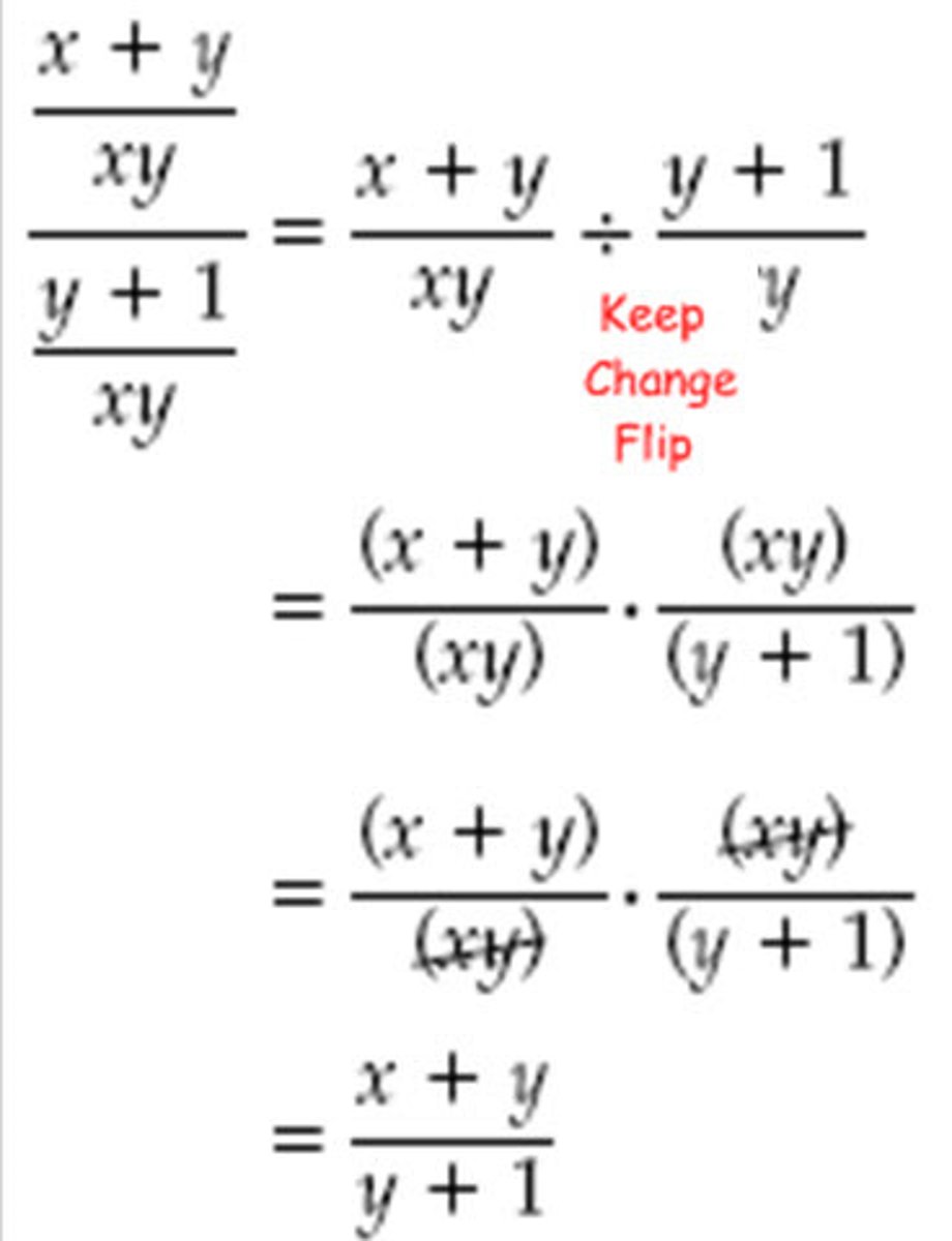 <p>A fraction that contains one or more fractions in its numerator or denominator.</p>