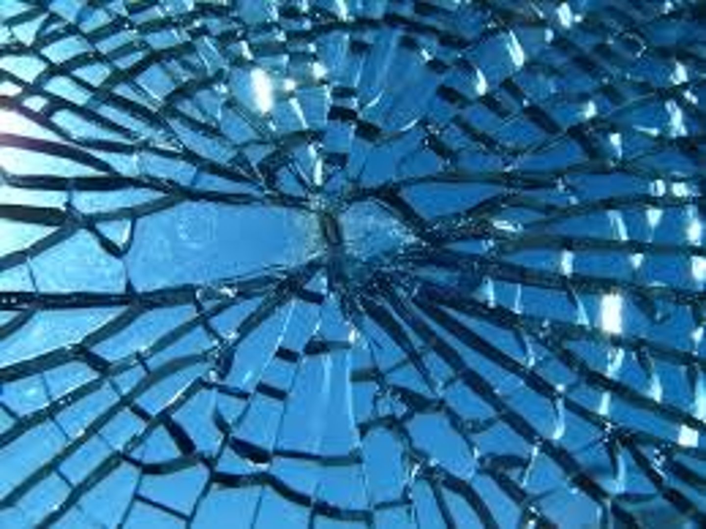 <p>(made) of glass</p>