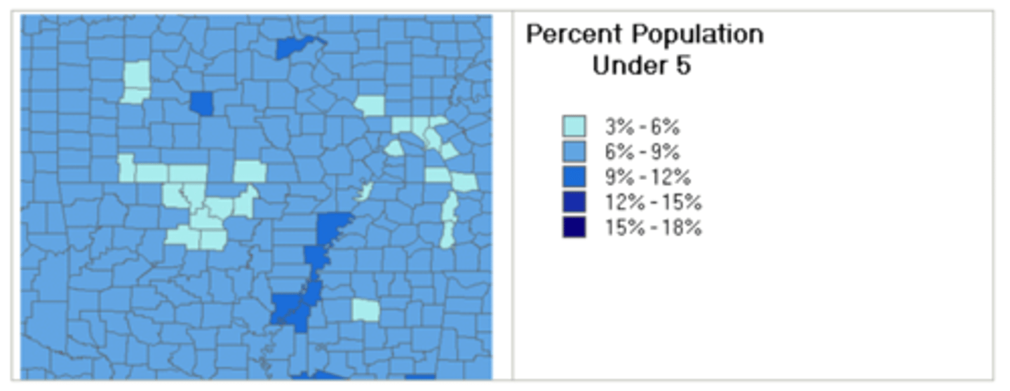 <p>divides the range of attribute values into equal-sized bins</p>