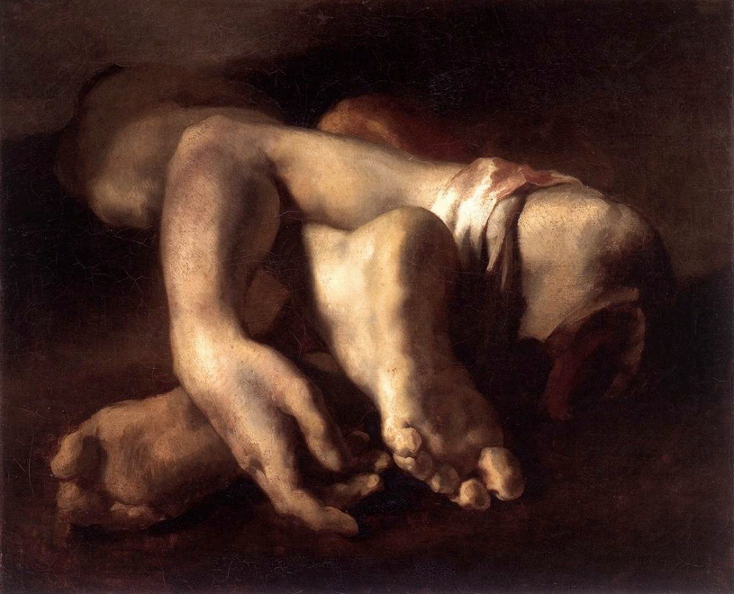 <p>Géricault, Still Life with Severed Limbs, c. 1818</p>