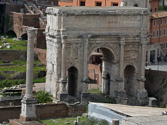 Arch of Septimius Severus, 203 BCE
