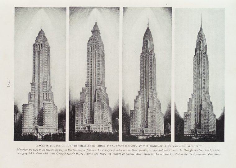 <p>Who designed the "Chrysler Building" in 1927?</p>