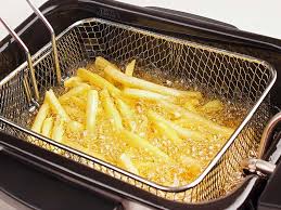 <p>The oil</p><p>Potatoes needed the oil to become fries.</p>