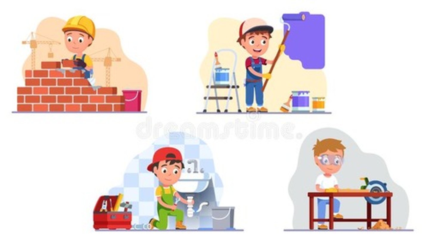 <p>jobs, trades</p>