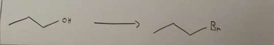 <p>What reagent used here? </p>