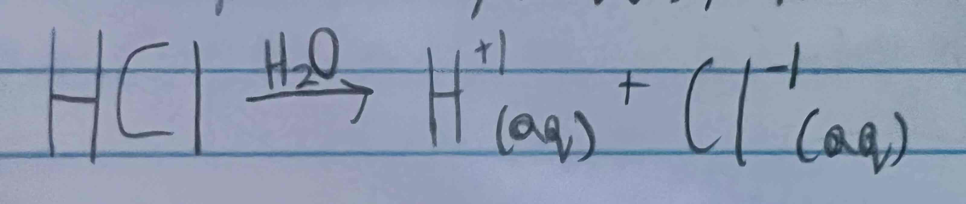 <p>A substance that dissociates in water to produce hydrogen ions</p><p>Ex. Substances HCl, H2SO4, HNO3, H2CO3</p><p>Ex. Image</p>
