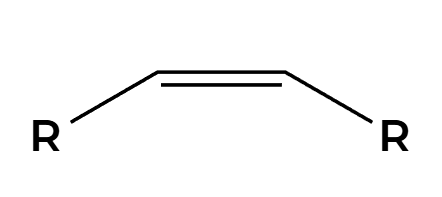 <p>only cis product is made</p>