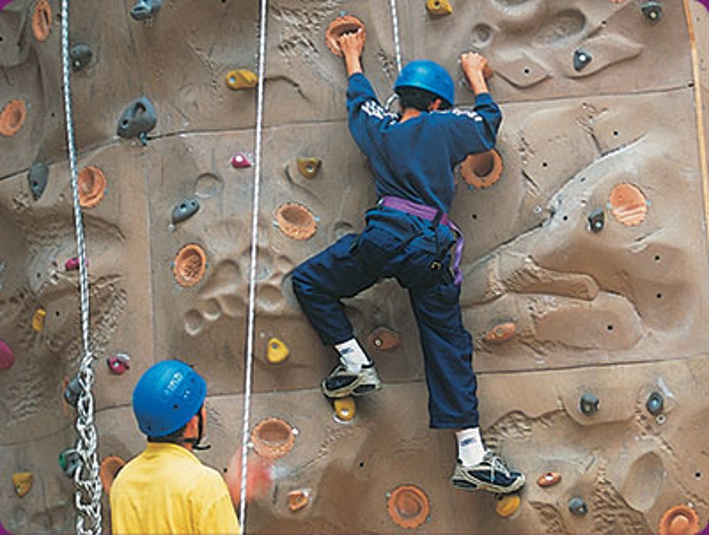 <p>I do rock climbing</p>