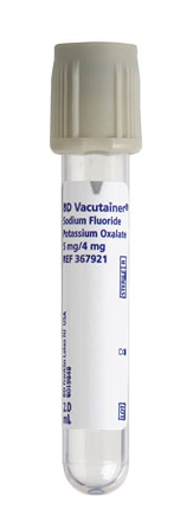<p>Glucose preservative (gray top); can interfere with some enzymatic assays.</p>