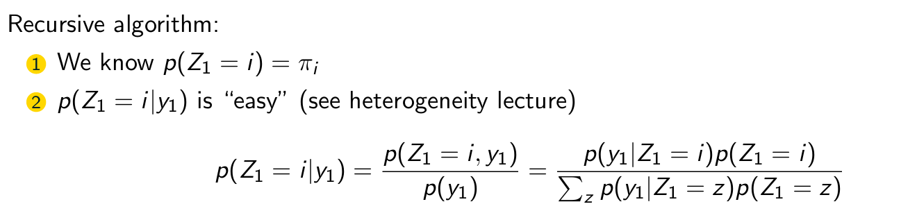 <p>Let’s take a look at the big picture for the filtered state probabilities. What is step three of the algorithm? </p>
