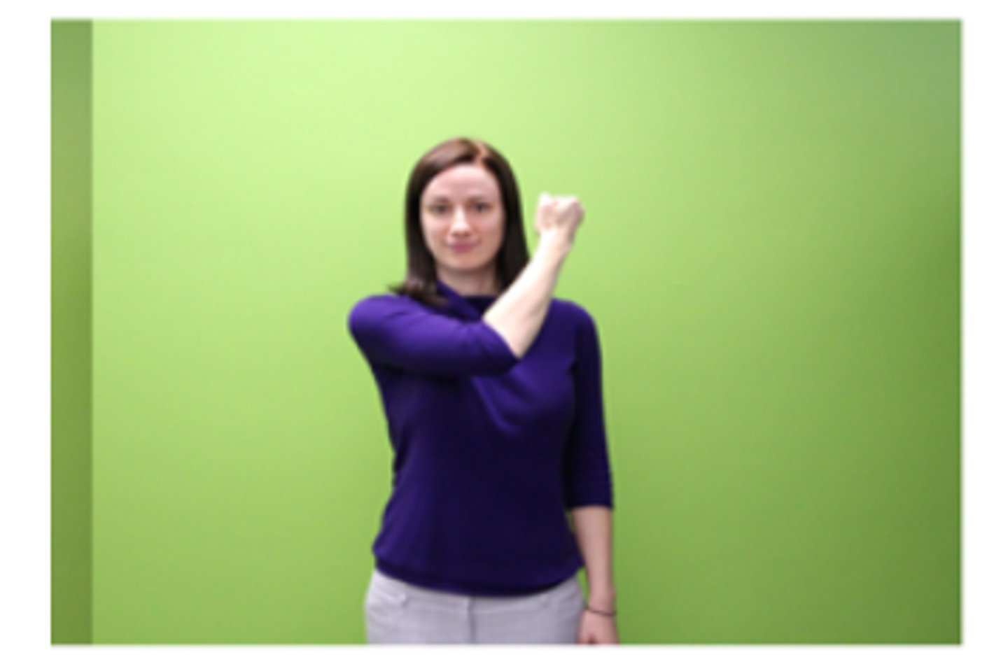 <p>Shoulder flexion, shoulder adduction, shoulder ER, elbow flexion</p>