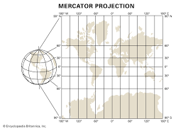 <p>Mercator projection map</p>