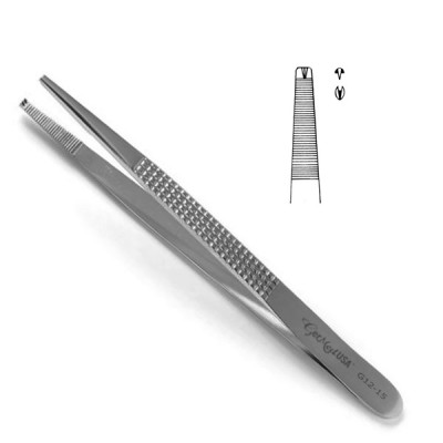 <p>used to grasp heavy tissue, muscle, or bone; often used in obstetrics and orthopedics (this is always the same size and shape. the tips have 1×2 interlocking teeth) </p>
