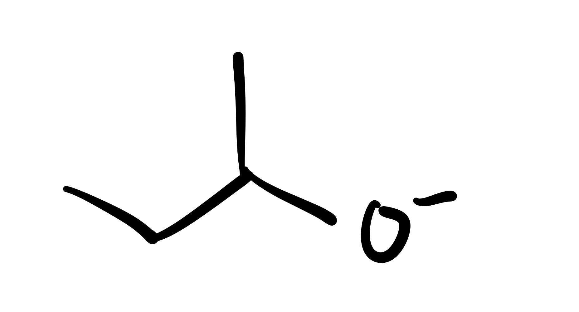 <p>The H leaves the OH bonds (the O has a negative charge)</p>