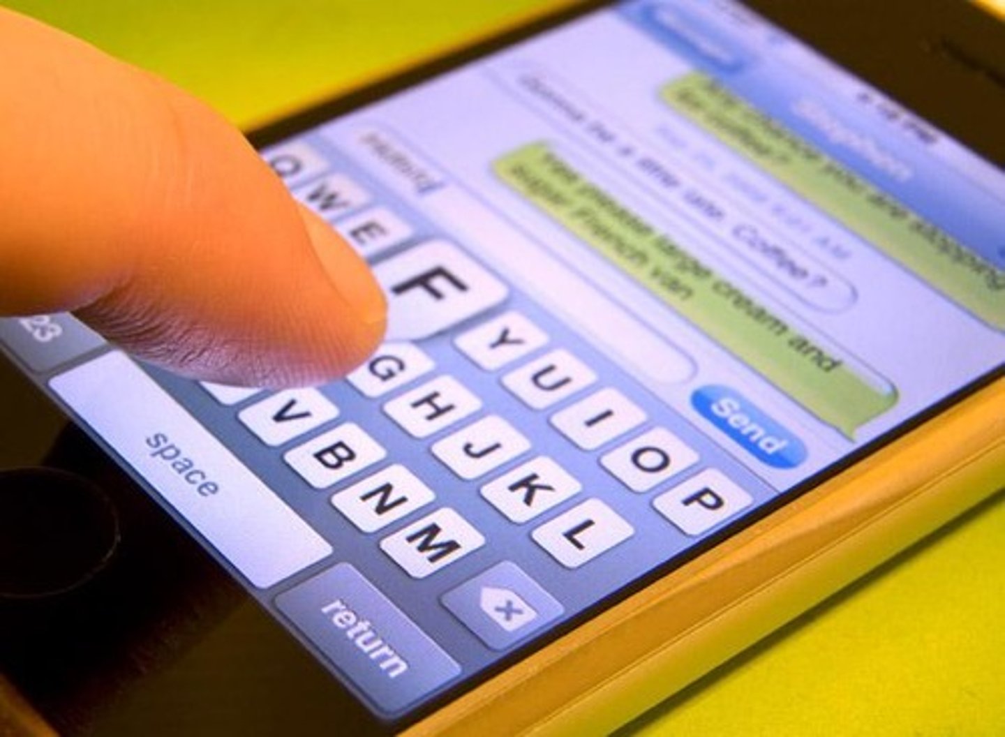 <p>to send text messages</p>