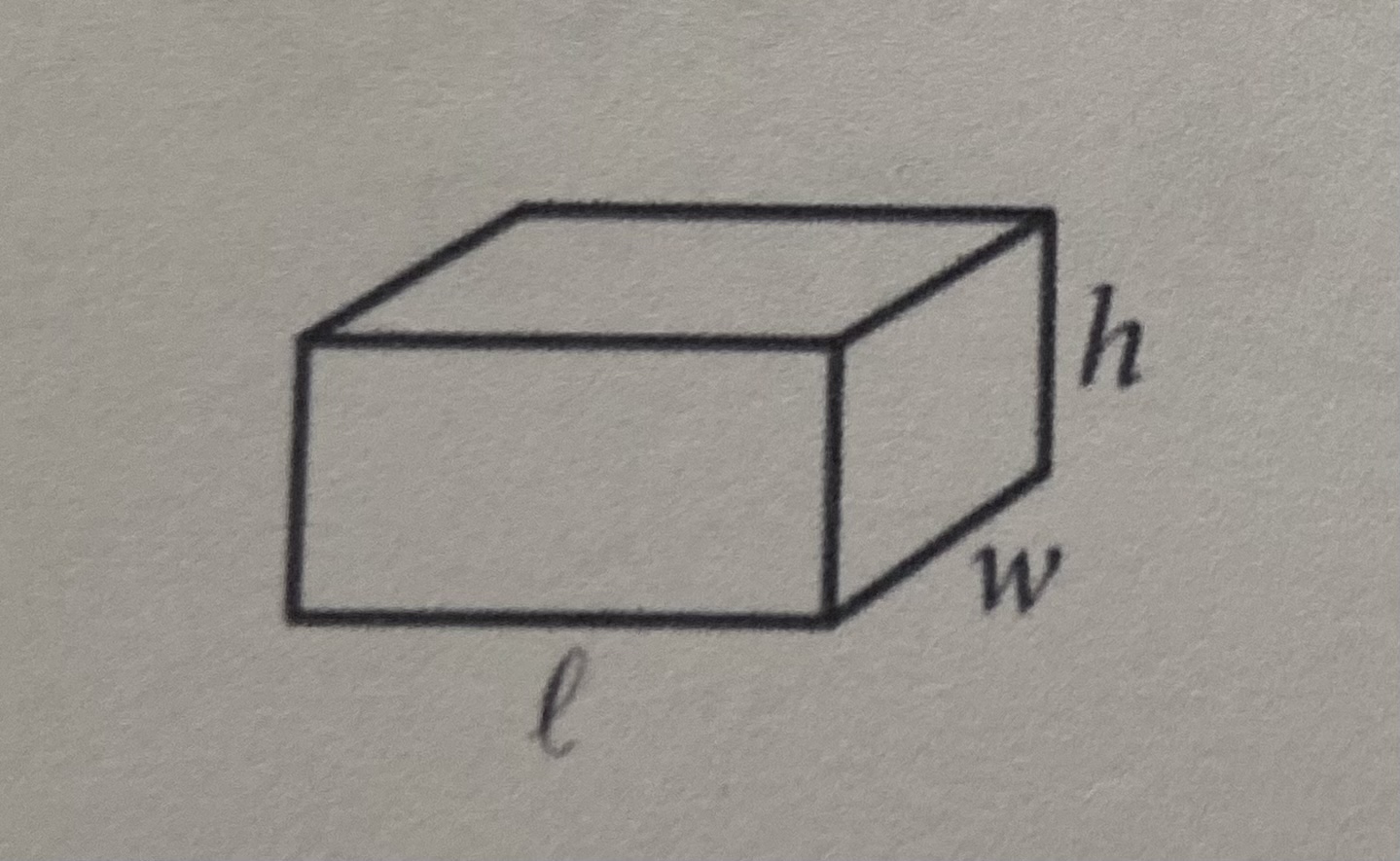 <p>How do you find the volume of the box? (or 3 dimensional square)</p>
