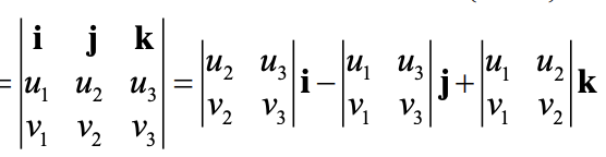 <p></p><p>|u||v|sinθ * unit vector perp to u and v</p><p>vector</p>