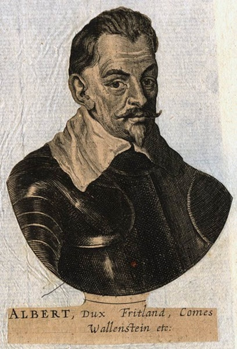 <p>The second phase of the Thirty Years' War in which the Catholic imperial army led by Albert of Wallenstein won a series of major victories against the Protestants.</p>