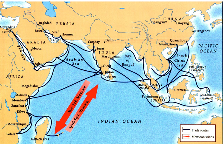 Indian Ocean Trade Routes