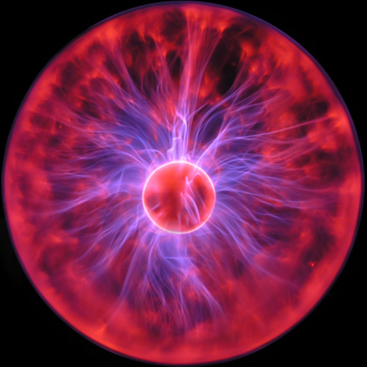 <p>Fourth state of matter; a super-heated gas that contains ionized (charged) particles due to the gain or loss of electrons</p>