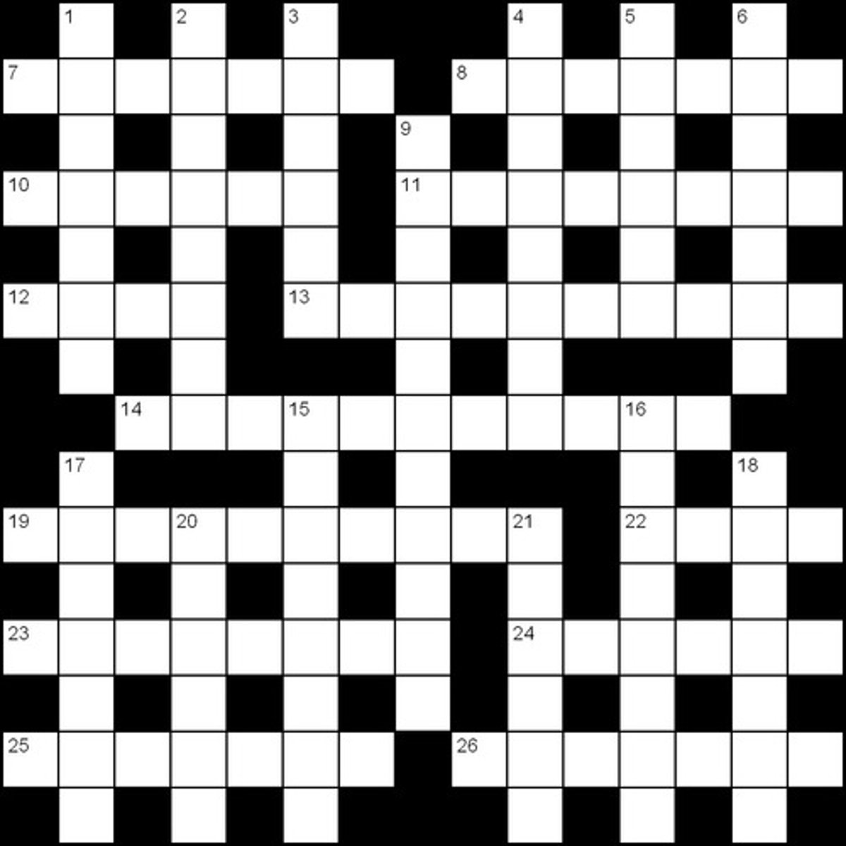 <p>crossword</p>