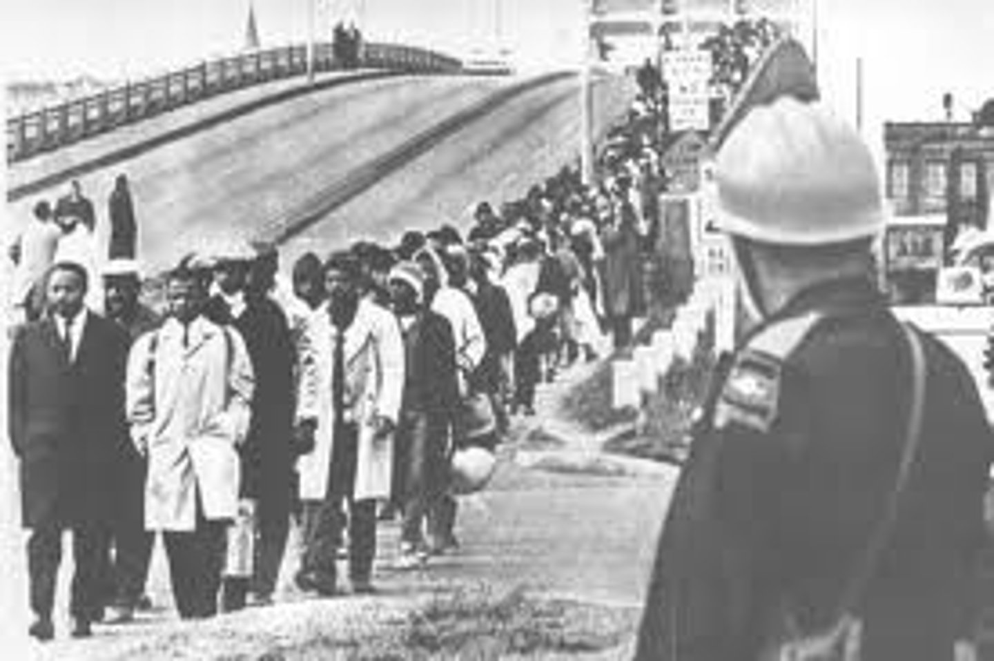 <p>Civil Rights organizers organized a march from Selma to Alabama's capital (Montgomery). This action brought attention to the problem of voting discrimination.</p>