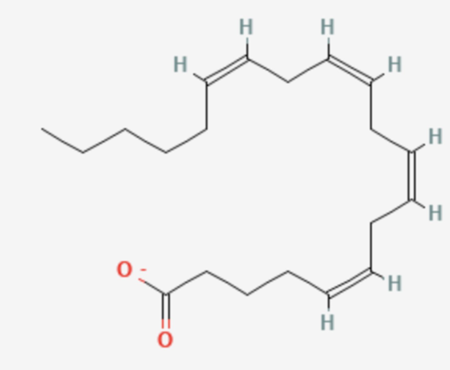 <p>What is the common name of this fatty acid?</p>