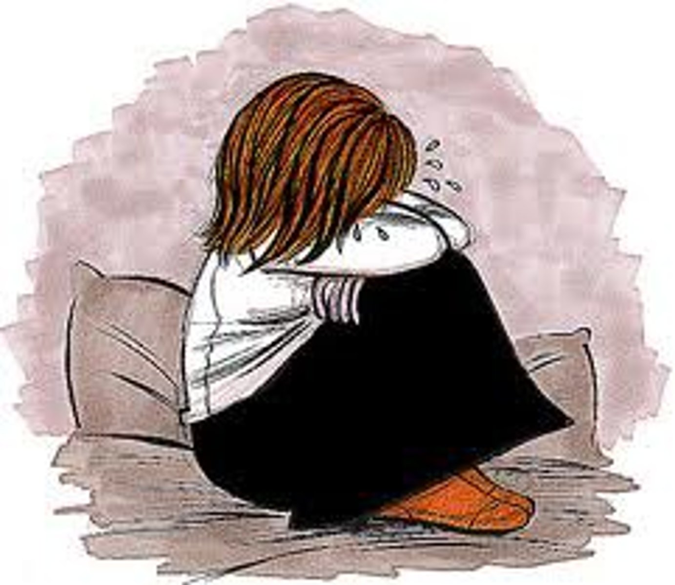 <p>triste</p><p>Une humeur chagrine</p>