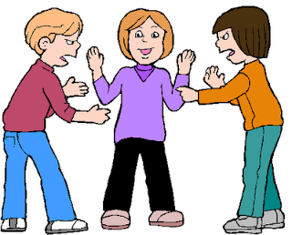 <p>(v.) to plead on behalf of someone else; to serve as a third party or go-between in a disagreement</p>