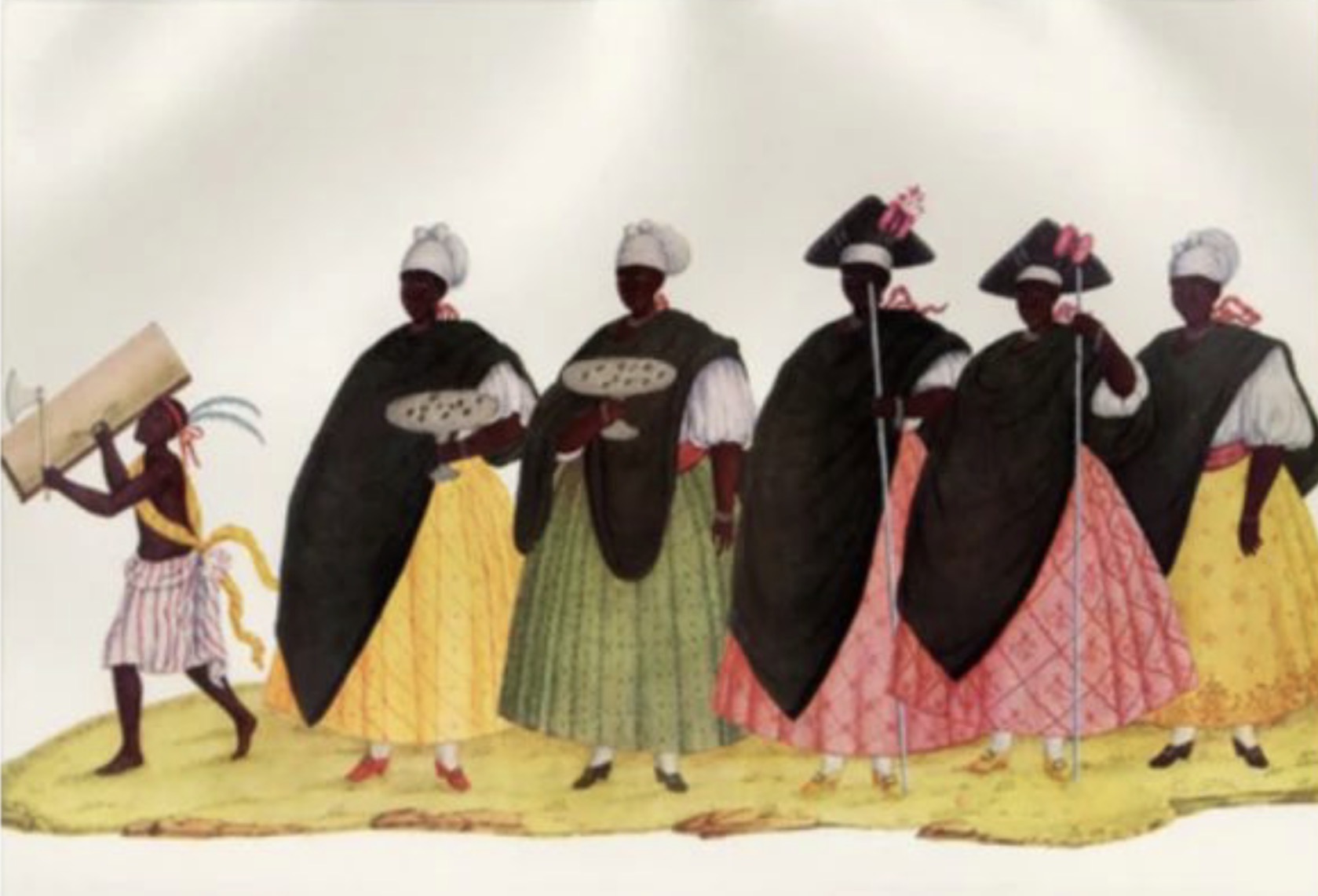 <p>#38 Festival of Our Lady of the Rosary, Rio de Janeiro, Brazil, by Carlos Julião, Circa 1770s</p>