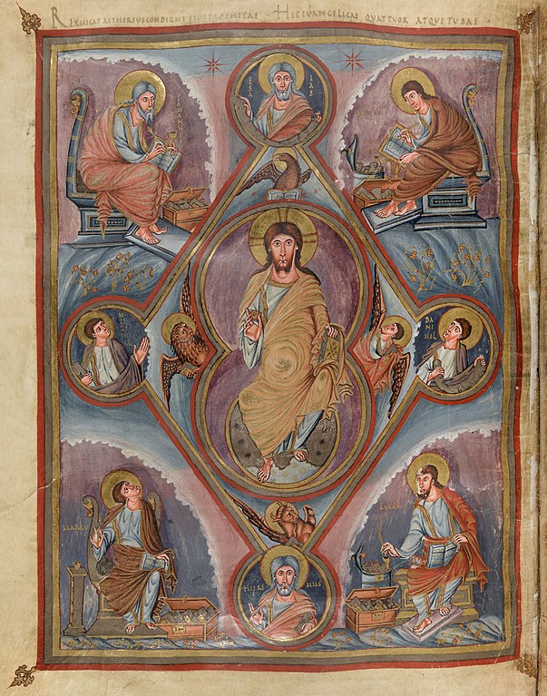 Maiestas Domini, The Vivian Bible, 846, Tours 