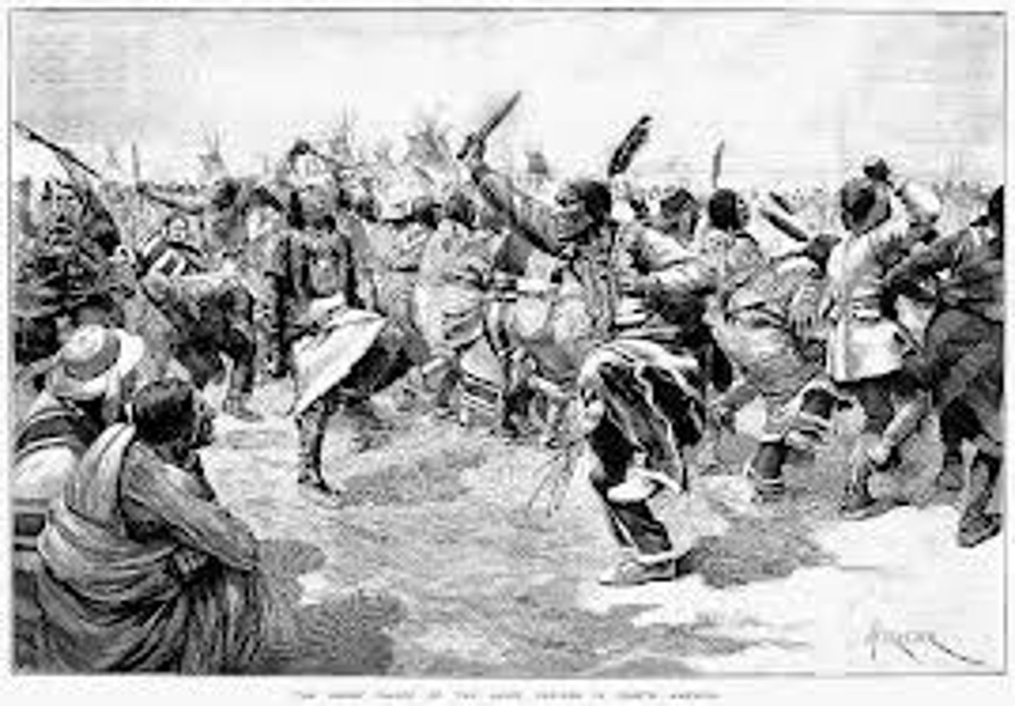 <p>The Sioux adopted a ritual called THIS which they hoped would bring the Buffalo back and make the white man go away.</p>