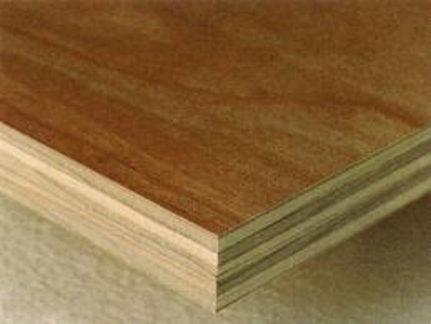 <p>Thin sheets of wood glued together so that the grains are at right angles to one another; an odd number of sheets will be used so that the grain on the front and back will always run the same direction.</p>
