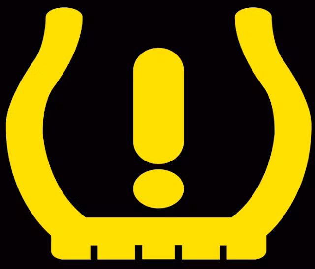 <p>This alert/warning symbol indicates tire pressure. (true or false)</p>