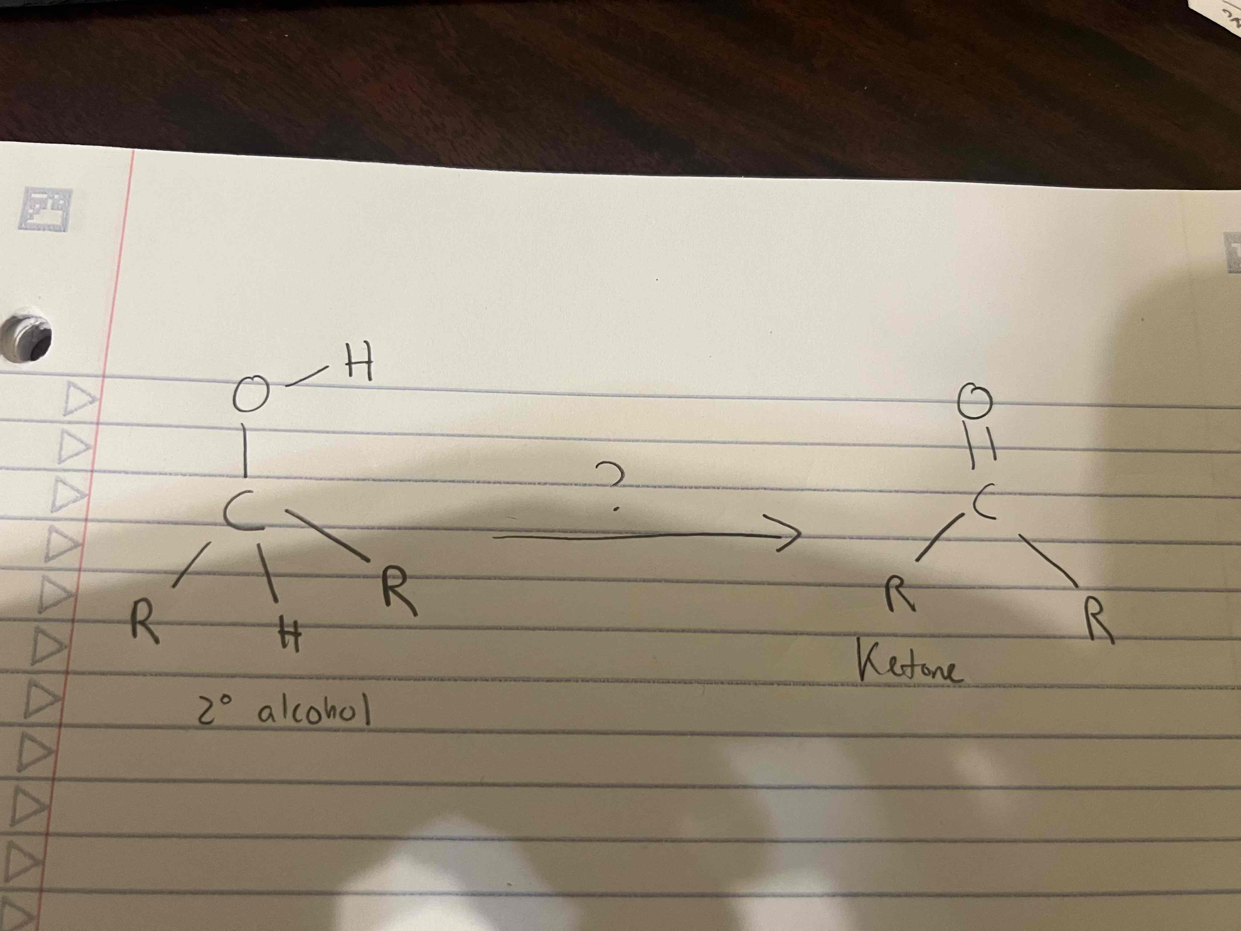 <p>Give the reagents of the reaction </p>