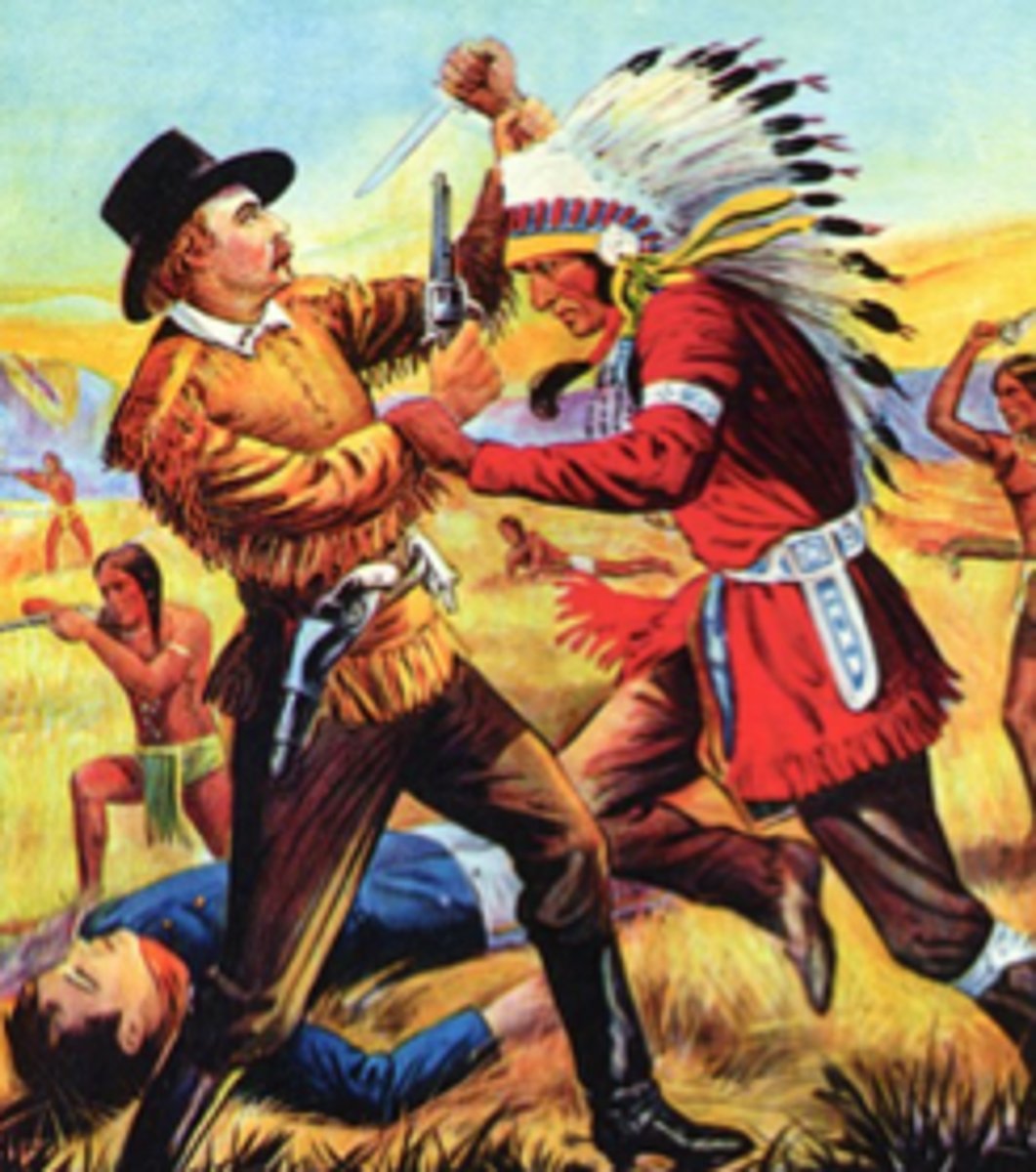 <p>General Custer at his last stand</p>