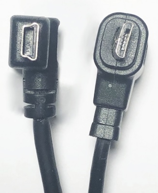 <p>From left to right, the two types of connectors shown are _______</p>