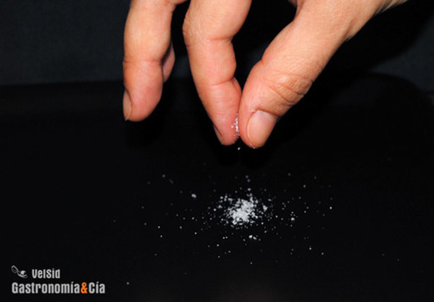 <p>a pinch of salt</p>