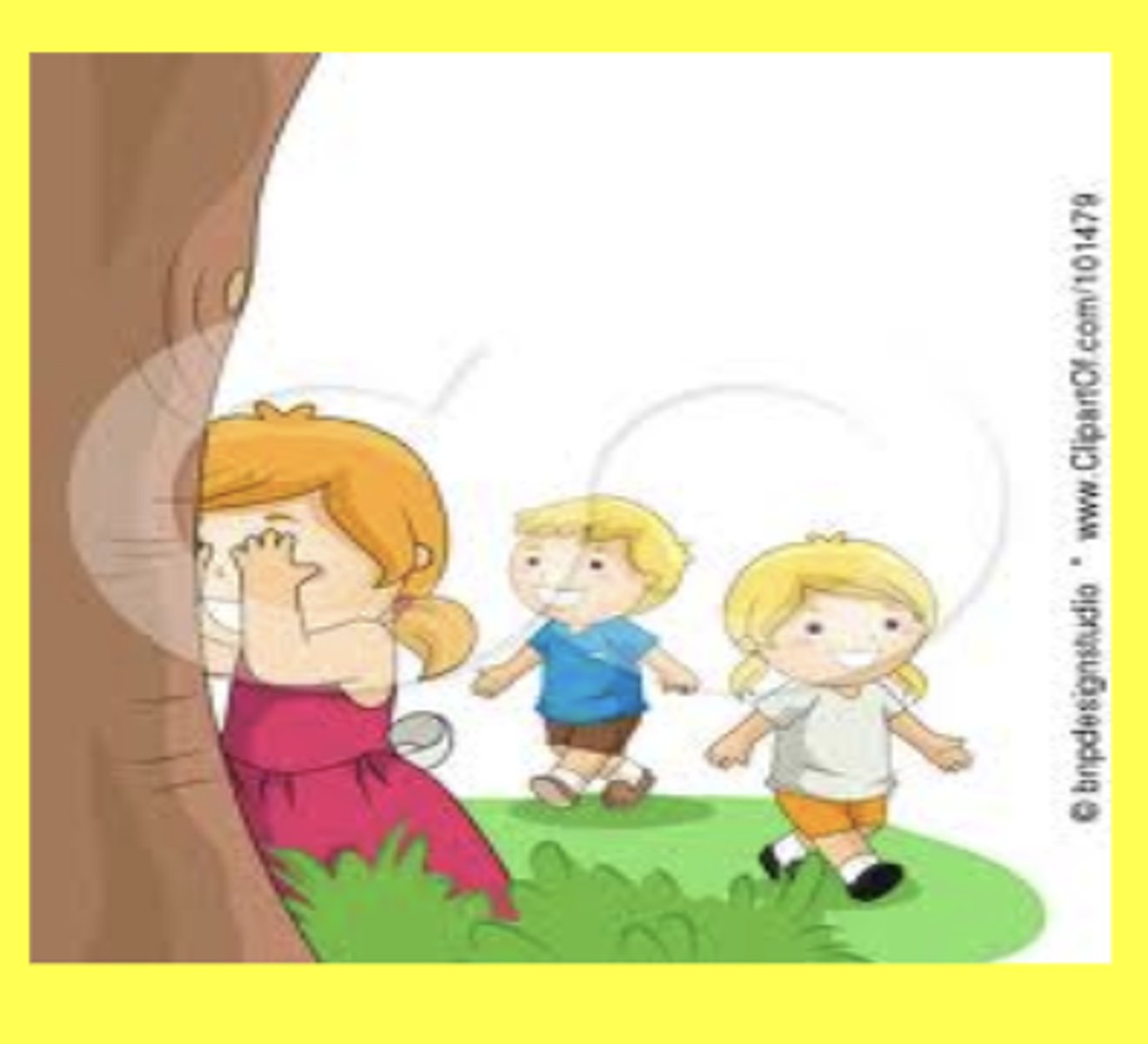 <p>to play hide and seek</p>