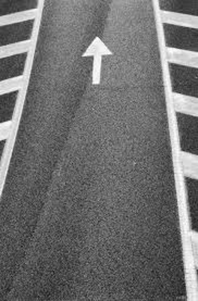 <p>go straight on</p>