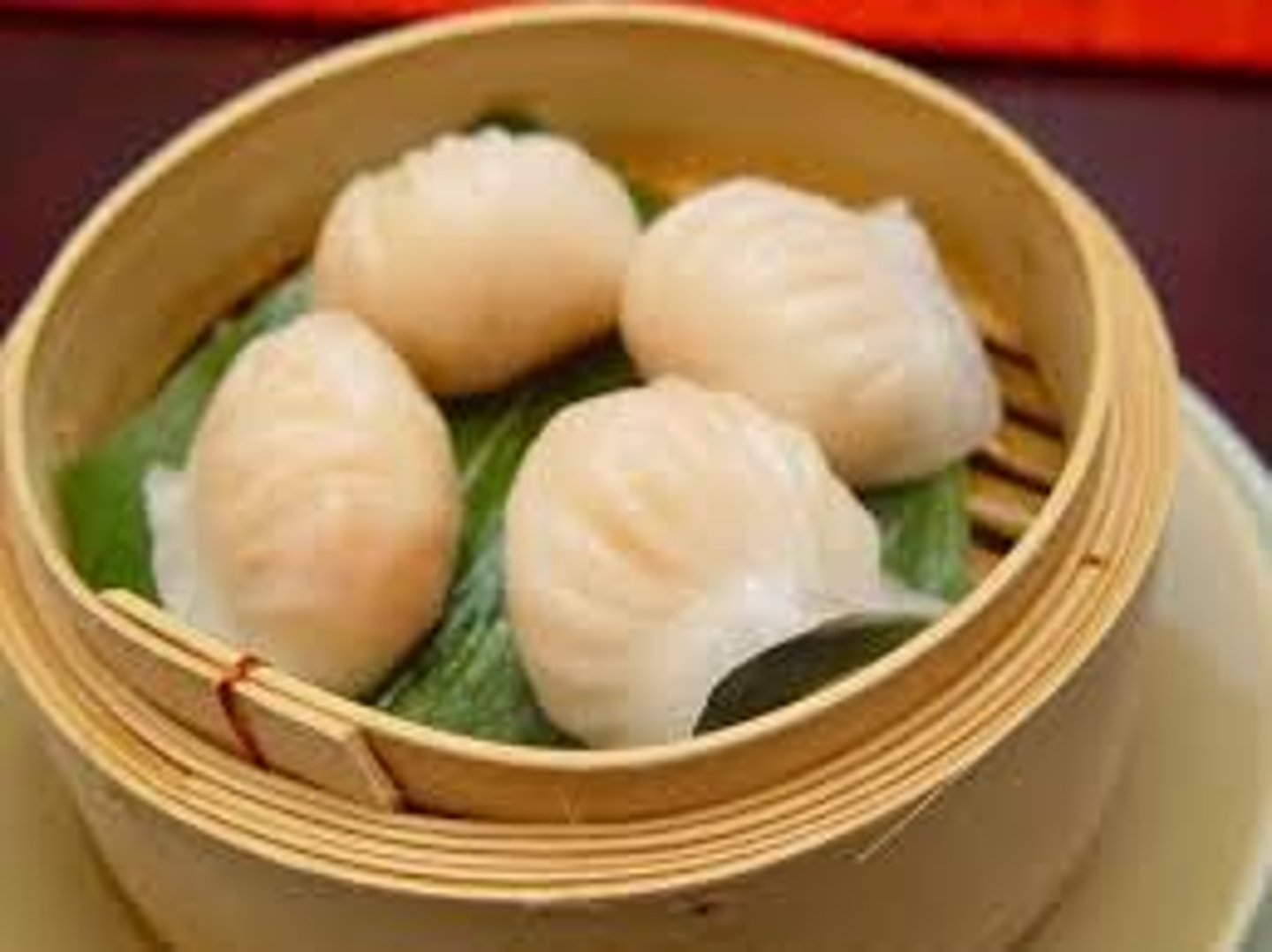 <p>xiā jiǎo - shrimp dumplings</p>