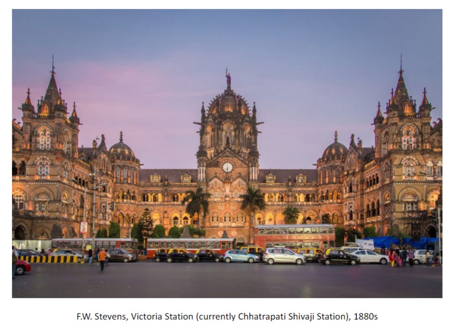 in india, inspired by John Ruskin’s work, Neo-Gohic decoration