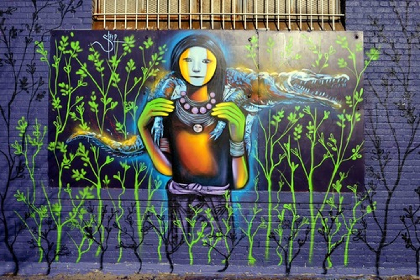 <p>Ecuadorian mural artist who creates colorful characters based on Amazonian tribal aesthetics</p>