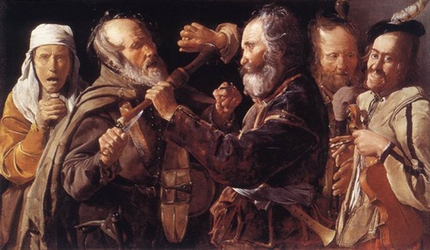 <p>(late 16th-18th century)</p><p>- Style marked by drama, grandeur, movement, intensity, and theatricality. Connected to Counter-Reformation and absolute monarchies.</p><p>- is stylistically diverse and complex, sometimes even contradictory, but it is unified by its intent to evoke strong emotions through sensory impact and dramatic presentation</p><p>Key qualities of Baroque art include:</p><p>• Grandeur and magnificence</p><p>• Sensuous richness</p><p>• Drama, vitality, and movement</p><p>• Emotional intensity and exuberance</p><p>• Dynamic tension</p><p>• Blurring of boundaries between the arts (painting, sculpture, architecture, and music often combined for immersive effect)</p><p>- were marked by diversity and coexistence of different styles, as naturalism and classicism intermingled with the dramatic tendencies of the era.</p>