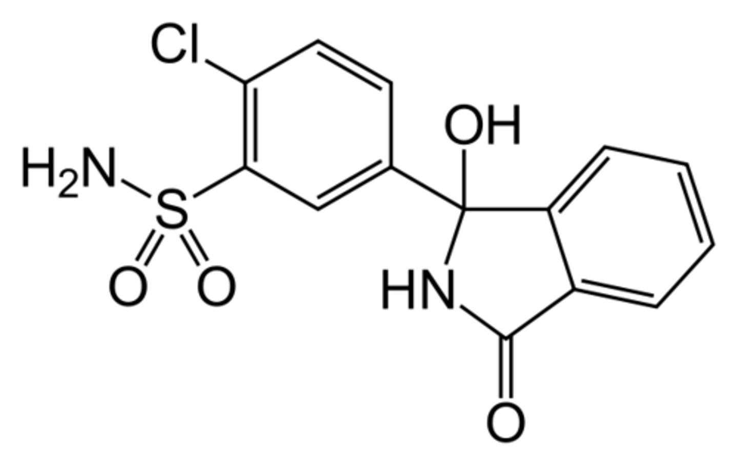 <p><strong>Brand: </strong>Thalitone</p><p><strong>Class: </strong>Thiazaide diuretic<strong> </strong></p><p><strong>MOA:</strong> Sulfonamide-derived analog, inhibits sodium and chloride reabsorption in the distal convoluted tubule.</p>