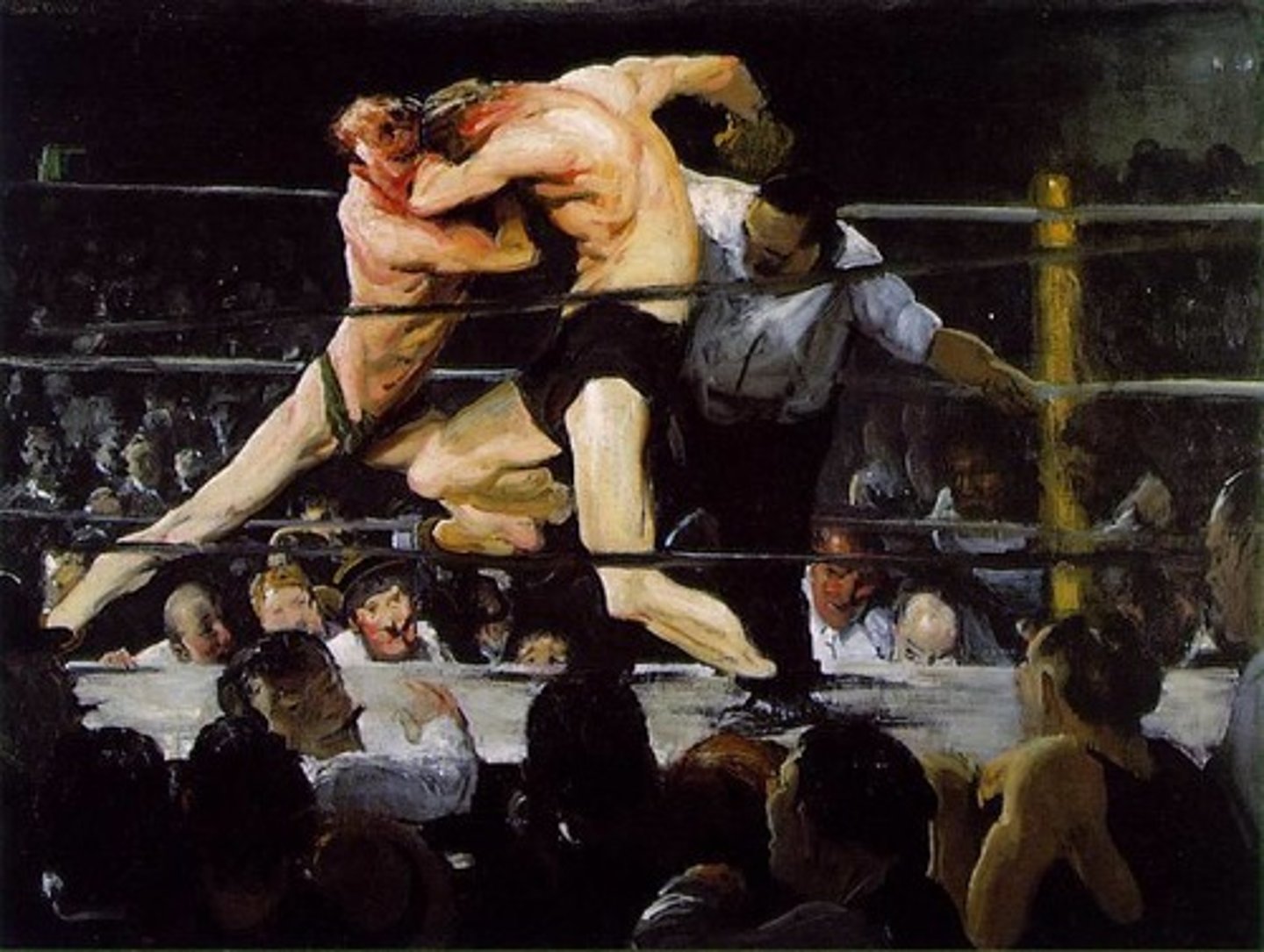 <p>A group of New York realist artists at the beginning of the twentieth century who rejected the formal subject matter of the academy and focused on gritty urban scenes and ordinary, even ugly, aspects of life.</p>