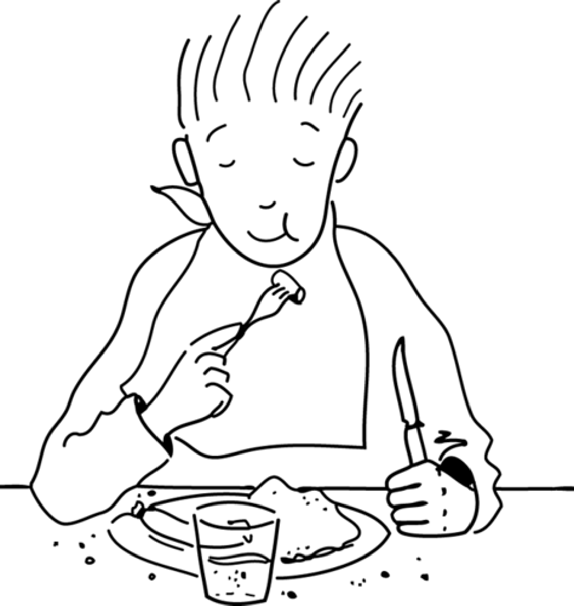 <p>to eat</p>