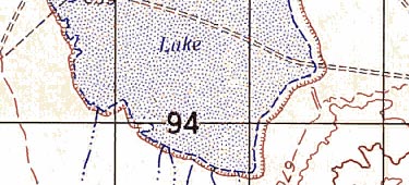 <p>A depression is a low point or hole in the ground. It appears on a map as a circle with tick marks pointing towards lower ground.</p>