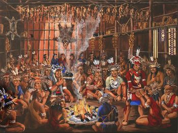 <p>Mohawk and Seneca Lords, and Oneida and Cayuga Lords (Iroquois Confederacy)</p>